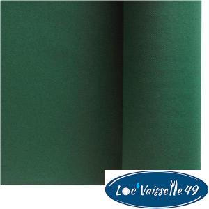 Rouleau Nappe Intissé 25M Vert Sapin "Papier doux et épais"