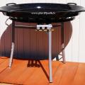 Kit Paella 120 Personnes (Réchaud + plat + trepied) Couvercle en OPTION