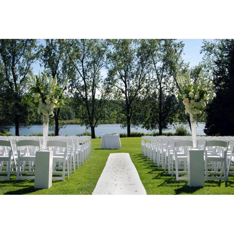 Chaise pliante Blanche Wedding