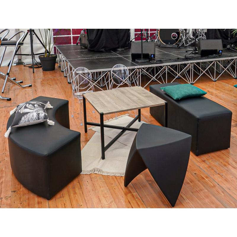 Tabouret Mr Lem BLANC Lounge (Intérieur/Extérieur)