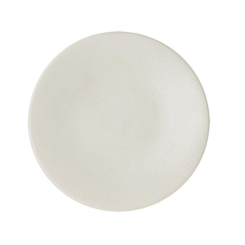 Assiette plate Vesuvio White 27 cm (Blanc Cassé)