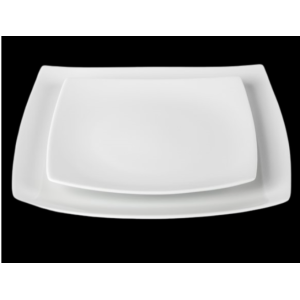 Assiette Carrée Entrée/Fromage/Dessert 20cm