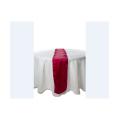 Chemin de table Fushia satin