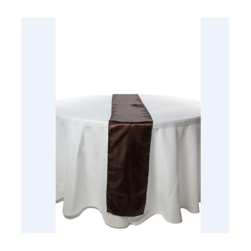 Chemin de table Marron satin