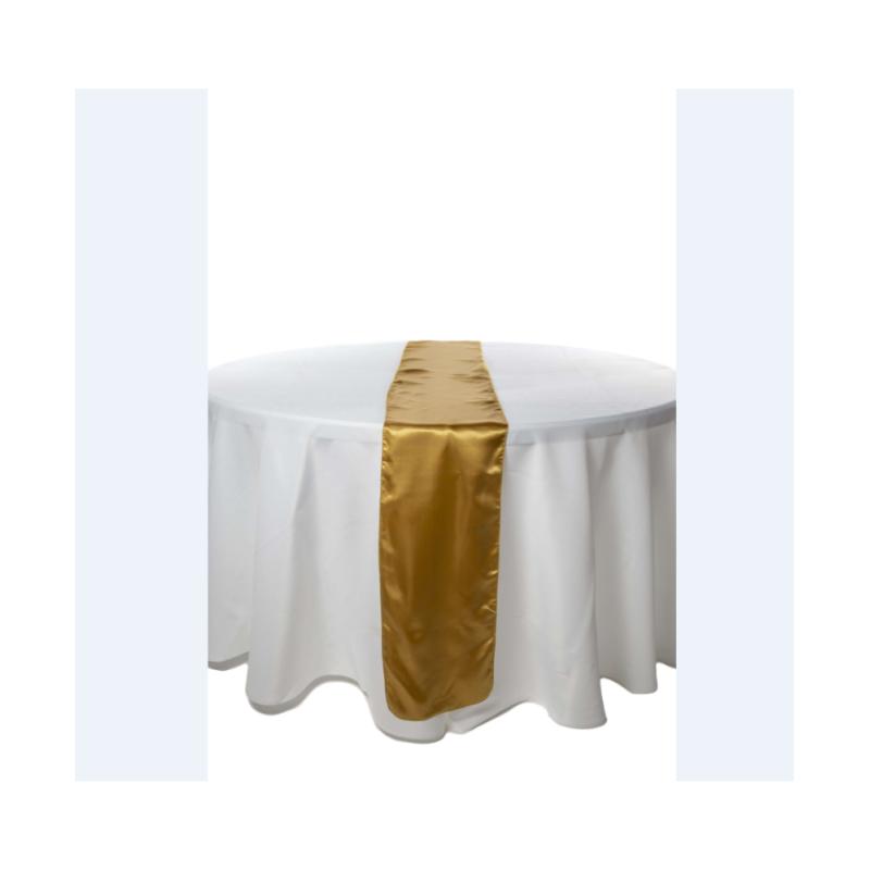 Chemin de table Or satin