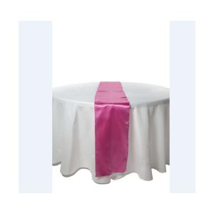 Chemin de table Rose pale satin