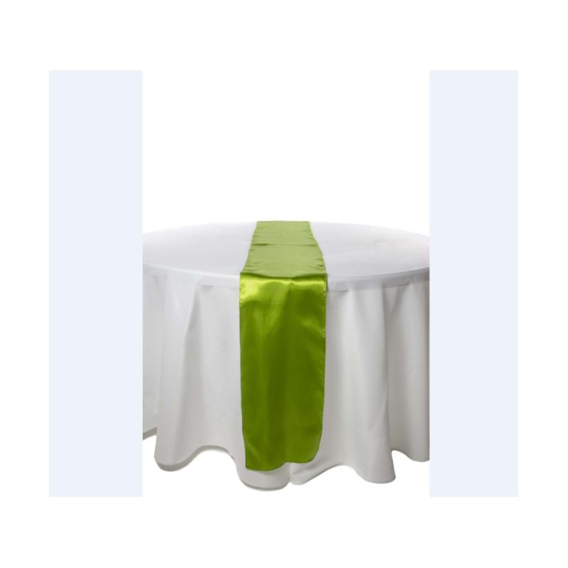 Chemin de table Kiwi satin