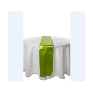 Chemin de table Kiwi satin