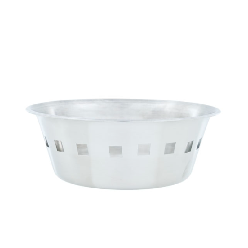 Corbeille à Pain basse inox Diam20.5cm H7cm