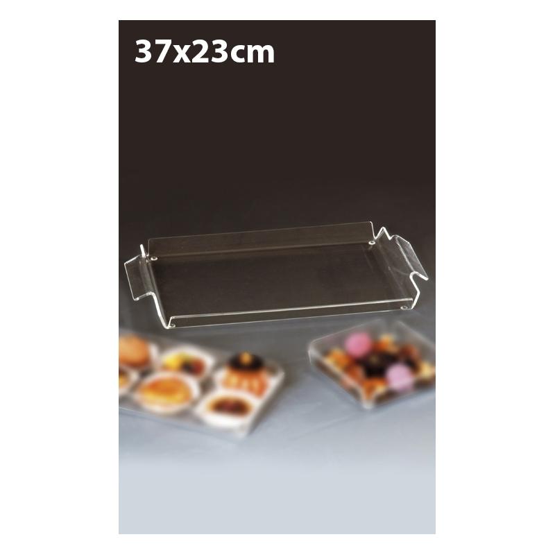 PLATEAU PLEXIGLAS 37X23CM