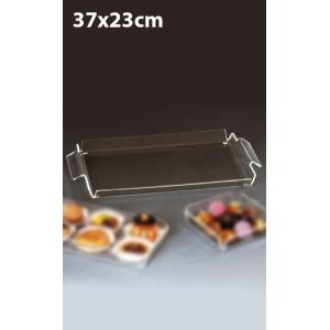 PLATEAU PLEXIGLAS 37X23CM