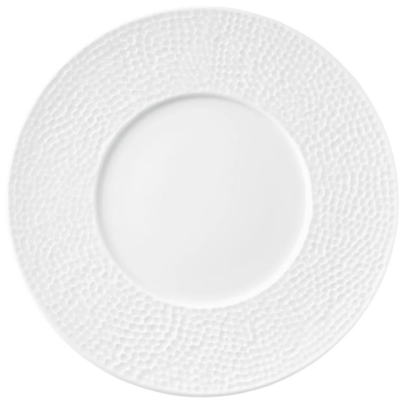 Assiette plate Martelée Ø23cm Entrée/Fromage/Dessert
