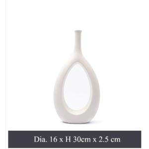 Vase Céramique Donut Blanc STOCKHOLM