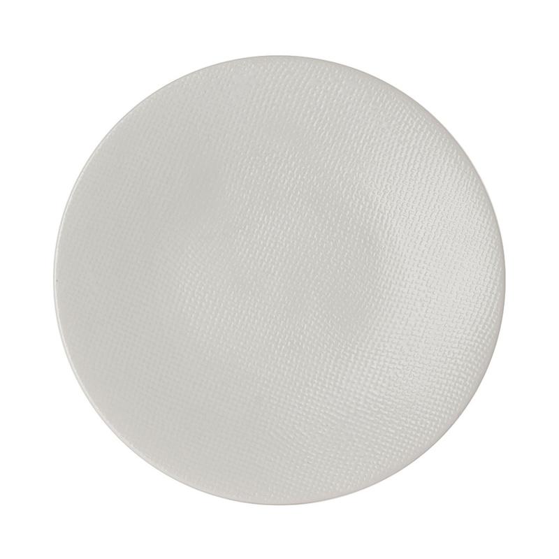 Assiette Entrée/Fromage/Dessert - Vesuvio White 20.5 cm (Blanc Cassé)