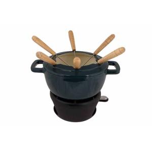 SET FONDUE 1,7L D18CM FONTE (6 FOURCHETTES)