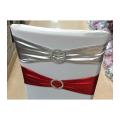 Noeud/Bandeau Brillant Rouge pour housse de chaise