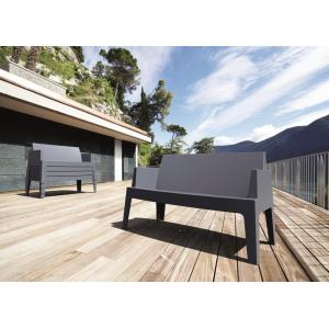 Sofa Canapé 2 places Empilable Noir