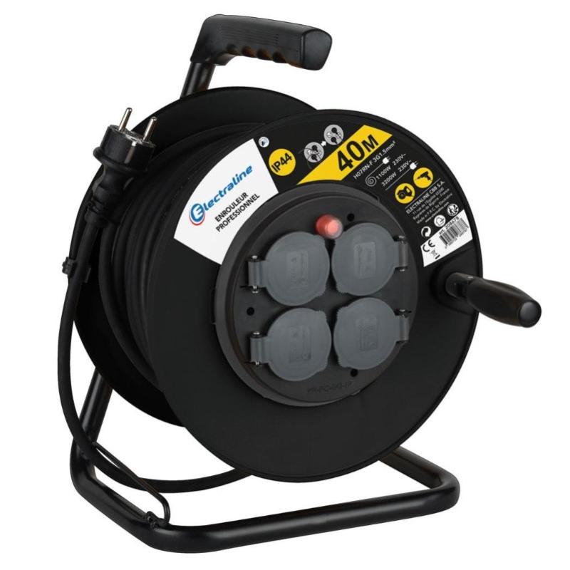 Enrouleur 40m (rallonge 3g1.5 pro)