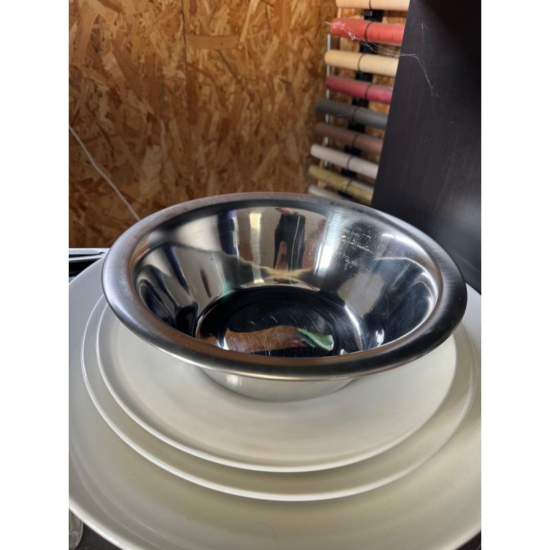 Saladier Inox 28 cm Forme Droite