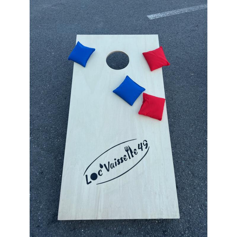 Cornhole 120 x 60cm avec 8 Sacs