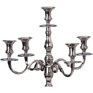 Chandelier 5 branches Argent 80cm