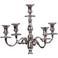 Chandelier 5 branches Argent 80cm