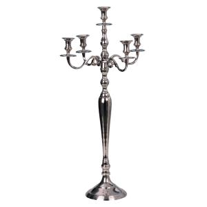 Chandelier 5 branches Argent 80cm