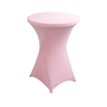 Housse Rose Pale pour Mange Debout diam 60cm