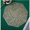 Set de Table OR octogonal 37x56 / Dessous d'assiette pour présentation