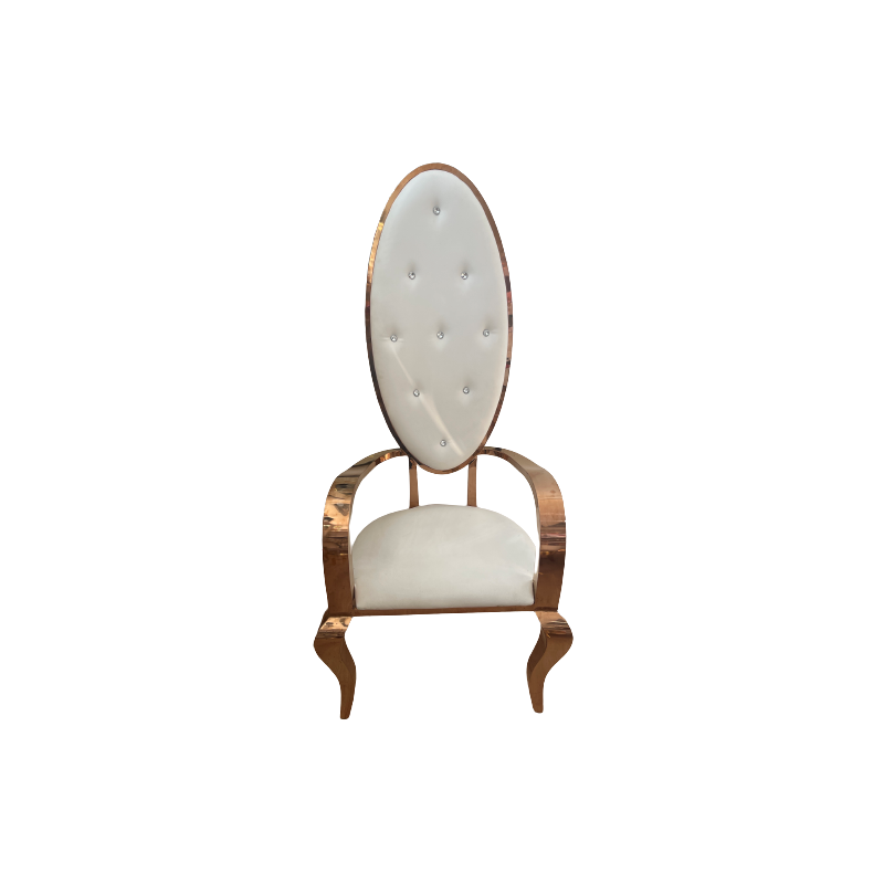 Trone Diana 1 Place Rose Gold - Blanc
