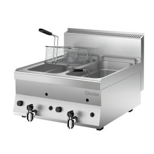 Friteuse à gaz double - 2x8L Grande Capacité du panier 7.1l