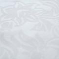 50 x Serviettes Intissées 40x40 BLANC FLORALIE (Motif Fleuri)