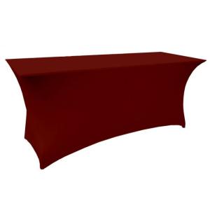 Housse de Table Bordeaux 183x76cm H74 cm en Lycra