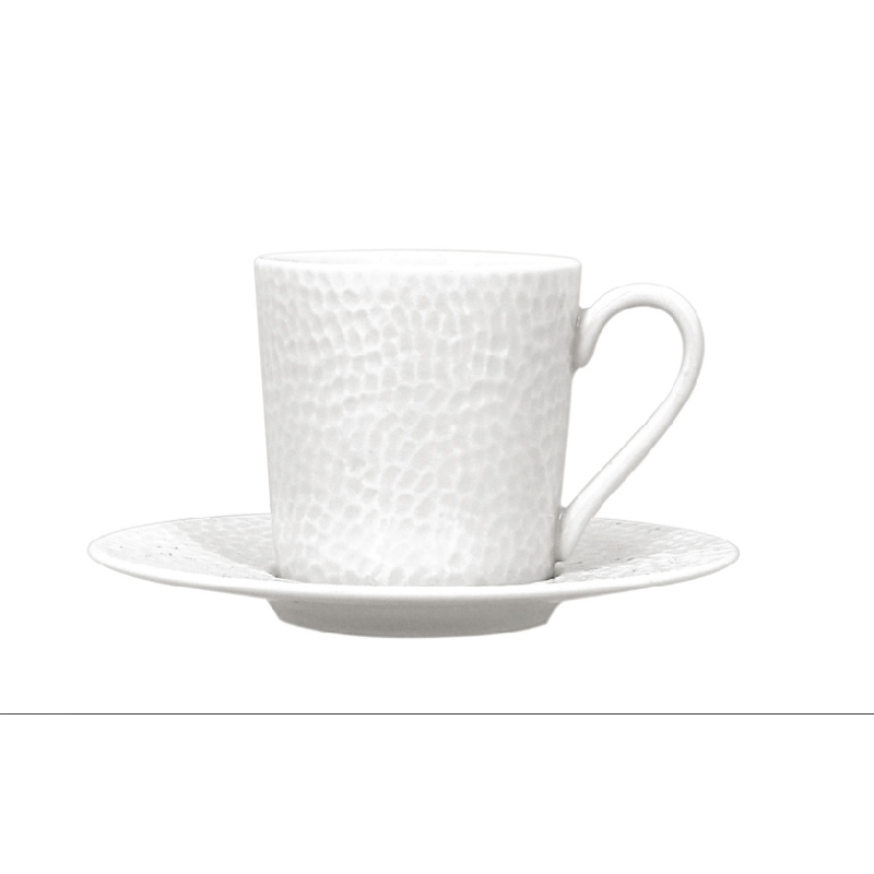 Paire Tasse/Sous Tasse Martelée 12cl