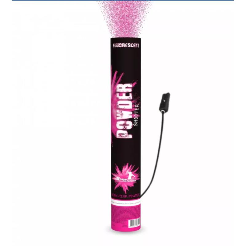 Canon à confettis électrique 80 cm Rose