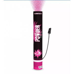 Canon à confettis électrique 80 cm Rose