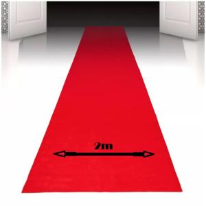Tapis Rouge De Cérémonie Largeur 2M (tarif au mètre linéaire)