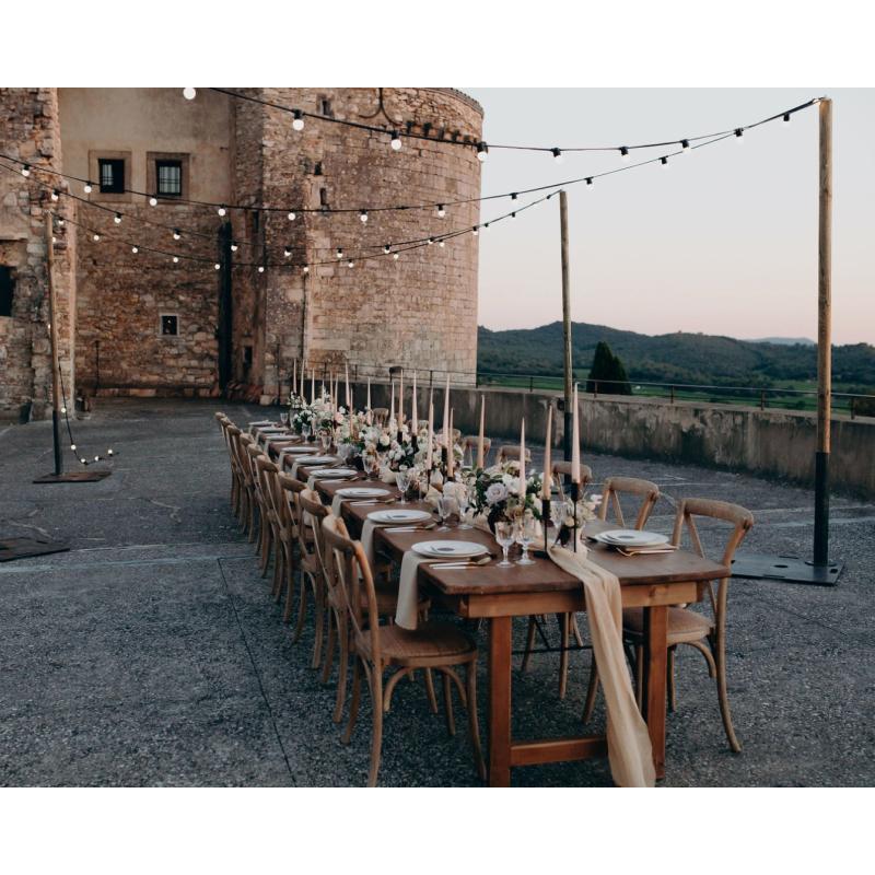 Mât de 3m Pour Guirlande Guinguette Poids 40kg