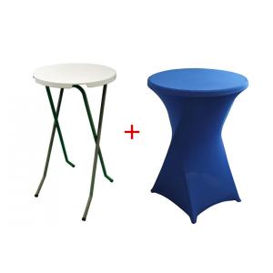 Mange debout Pliant 60cm + Housse Bleue