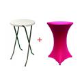 Mange debout Pliant 60cm + Housse Fuchsia