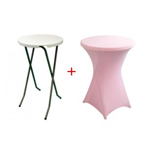 Mange debout Pliant 60cm + Housse Rose Pale