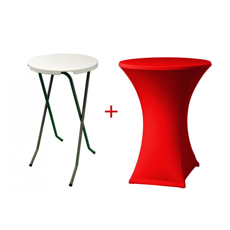 Mange debout Pliant 60cm + Housse Rouge