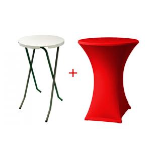 Mange debout Pliant 60cm + Housse Rouge