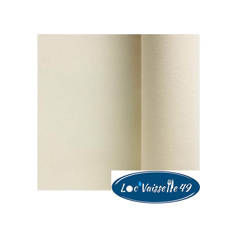 Tête à tête Intissé 0,40x24M Ivoire "Papier Doux et épais"