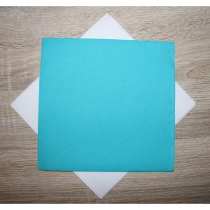 50 Serviettes Ouate TURQUOISE 38x38cm