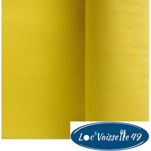 Rouleau Nappe Voie sèche 1,20x25m Jaune/Citron "Papier doux et épais"