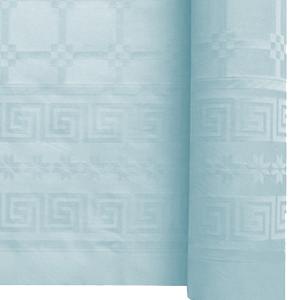 Rouleau Nappe Damassé 6M Bleu Pastel