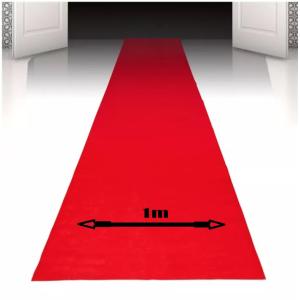 Tapis Rouge De Cérémonie Largeur 1M - Rouleau de 30M