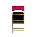 Chaise Pliante Kross Bordeaux/Dorée