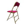 Chaise Pliante Kross Bordeaux/Dorée